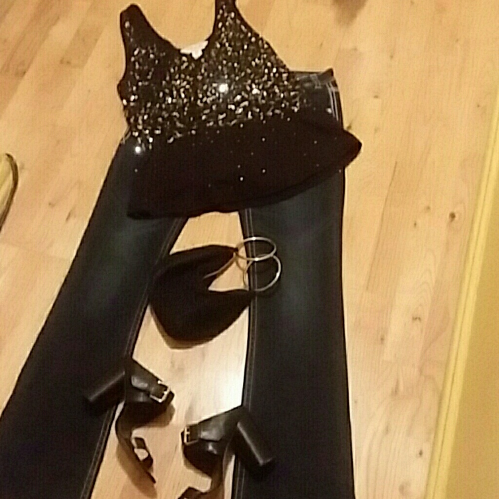 Ludi sequined tank top